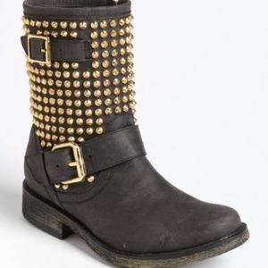 Steve Madden Monicaa Boot with Gold Studs